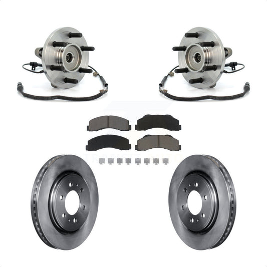 [Avant] Kit d'ensemble roulement de roue et moyeu pour 2010 Ford F-150 FX4 Platinum STX XL XLT King Ranch Lariat avec 4WD 6 Lug Wheels KBB-122483