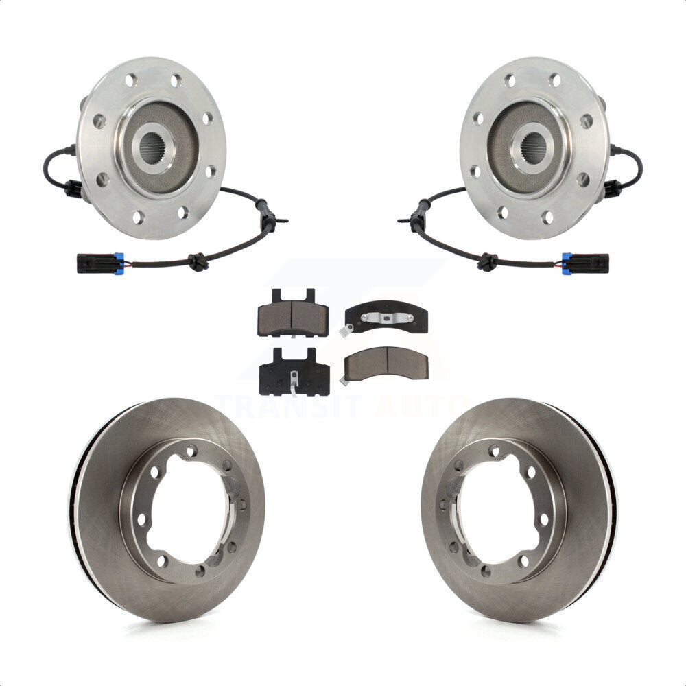 [Avant] Kit d'ensemble roulement de roue et moyeu pour 1995 K3500 Chevrolet GMC Dual Rear Wheels KBB-122521 par Transit Auto