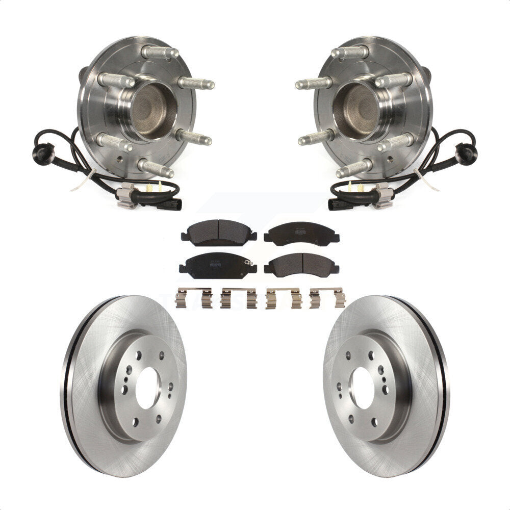 [Avant] Kit d'ensemble roulement de roue et moyeu pour 2019 Chevrolet Silverado 1500 LD RWD 4 Piston Caliper KBB-122529 par Transit Auto
