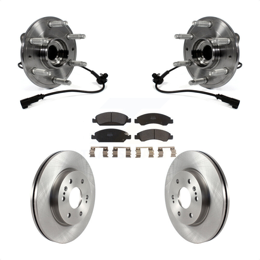 [Avant] Kit d'ensemble roulement de roue et moyeu pour 2019 Chevrolet Silverado 1500 LD 4WD 4 Piston Caliper KBB-122530 par Transit Auto