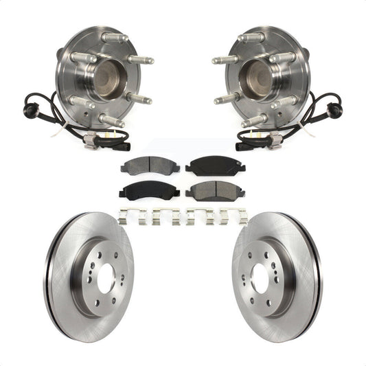 [Avant] Kit d'ensemble roulement de roue et moyeu pour 2019 Chevrolet Silverado 1500 LD RWD 4 Piston Caliper KBB-122542 par Transit Auto