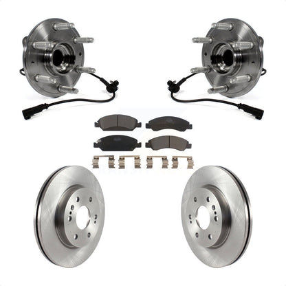 [Avant] Kit d'ensemble roulement de roue et moyeu pour 2019 Chevrolet Silverado 1500 LD 4WD 4 Piston Caliper KBB-122553 par Transit Auto