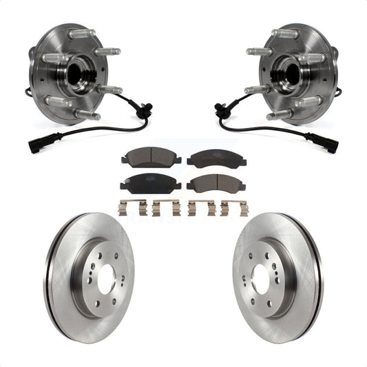 [Avant] Kit d'ensemble roulement de roue et moyeu pour 2019 Chevrolet Silverado 1500 LD 4WD 4 Piston Caliper KBB-122553 par Transit Auto