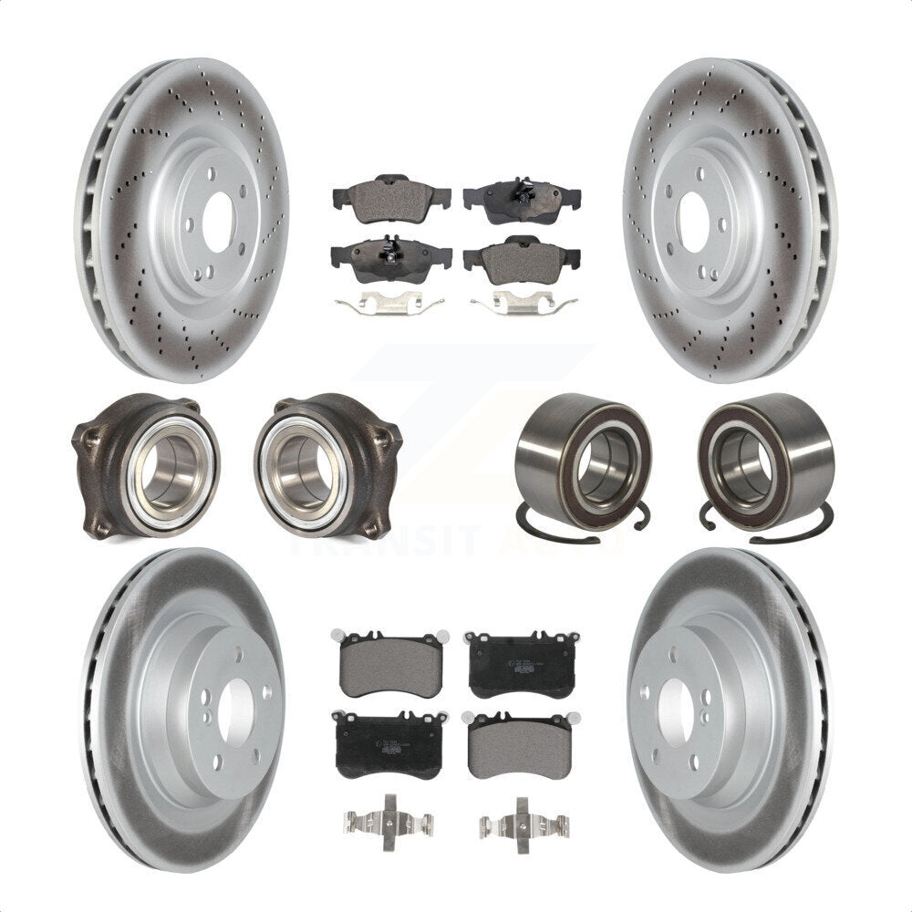 [Avant + Arrière] Kit de Roulement de roue pour 2012-2016 Mercedes-Benz CLS550 KBB-122624 par Transit Auto