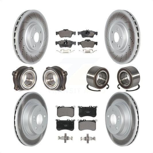[Avant + Arrière] Kit de Roulement de roue pour 2012-2016 Mercedes-Benz CLS550 KBB-122624 par Transit Auto
