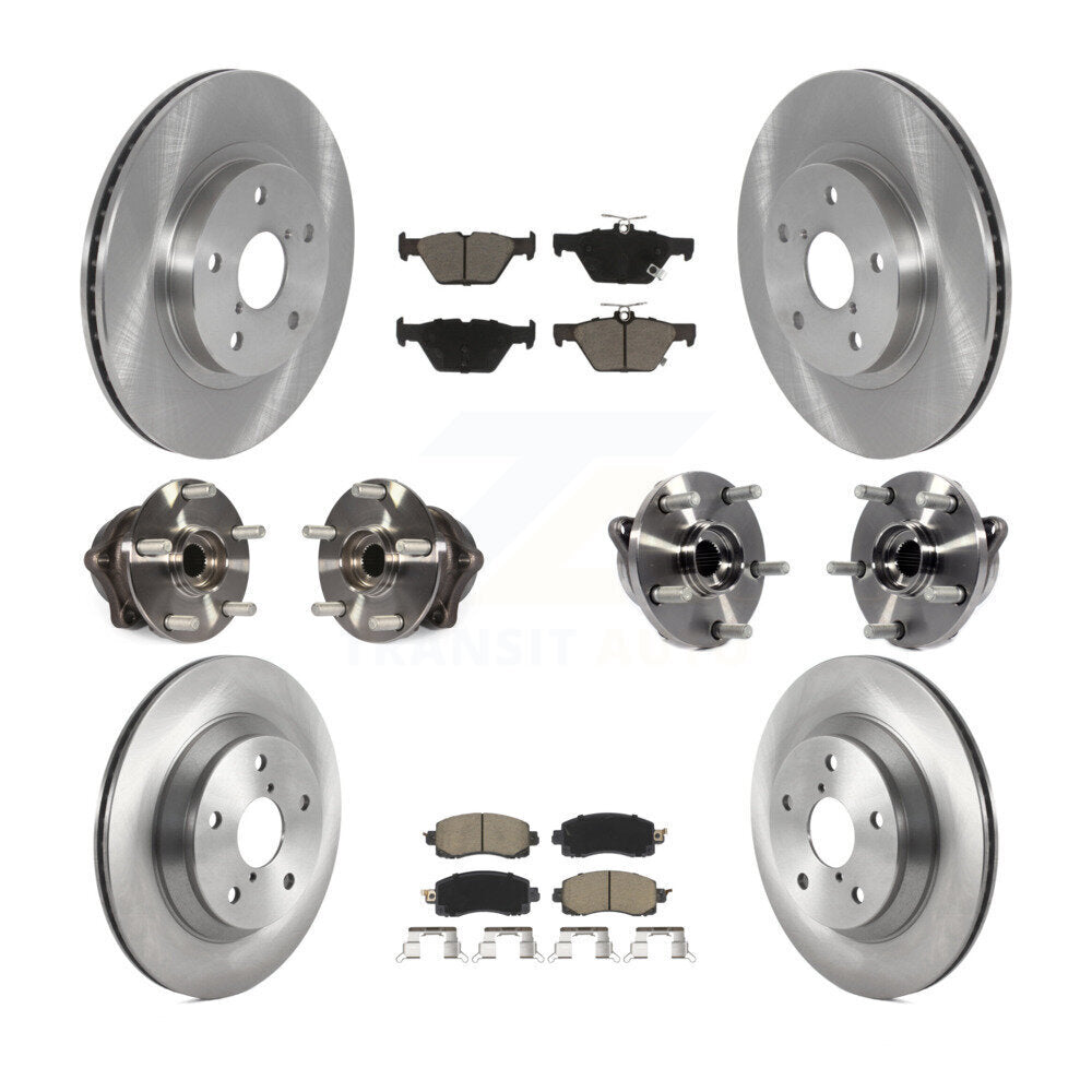 [Avant + Arrière] Kit d'ensemble roulement de roue et moyeu pour 2019 Subaru Forester sans Sport Package KBB-122642