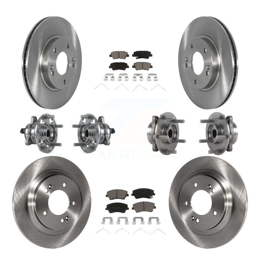 [Avant + Arrière] Kit d'ensemble roulement de roue et moyeu pour 2018-2019 Kia Niro Hyundai Ioniq KBB-122648