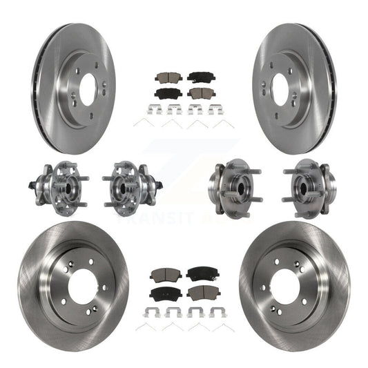 [Avant + Arrière] Kit d'ensemble roulement de roue et moyeu pour 2018-2019 Kia Niro Hyundai Ioniq KBB-122648