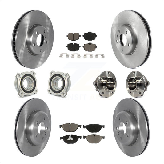 [Avant + Arrière] Kit d'ensemble roulement de roue et moyeu pour 2011-2012 BMW 550i KBB-122652 par Transit Auto