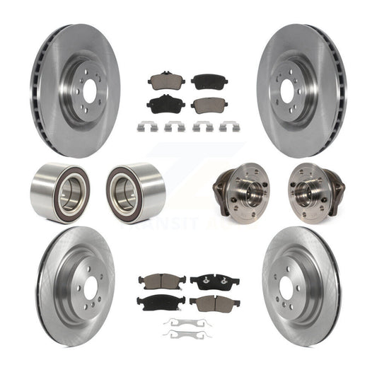[Avant + Arrière] Kit d'ensemble roulement de roue et moyeu pour Mercedes-Benz GL450 GL350 ML400 ML250 KBB-122654
