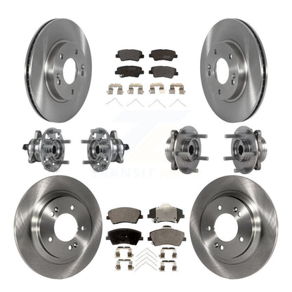 [Avant + Arrière] Kit d'ensemble roulement de roue et moyeu pour 2018-2019 Kia Niro Hyundai Ioniq KBB-122662