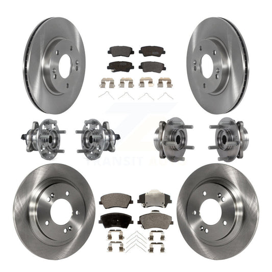 [Avant + Arrière] Kit d'ensemble roulement de roue et moyeu pour 2018-2019 Kia Niro Hyundai Ioniq KBB-122662