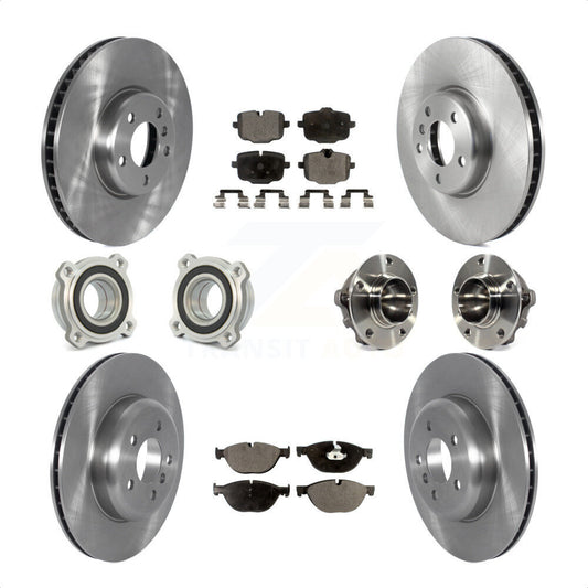 [Avant + Arrière] Kit d'ensemble roulement de roue et moyeu pour 2011-2012 BMW 550i KBB-122668 par Transit Auto