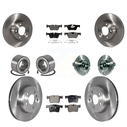 [Avant + Arrière] Kit d'ensemble roulement de roue et moyeu pour 2016 BMW 328i GT xDrive avec Blue Painted Calipers KBB-122669 par Transit Auto