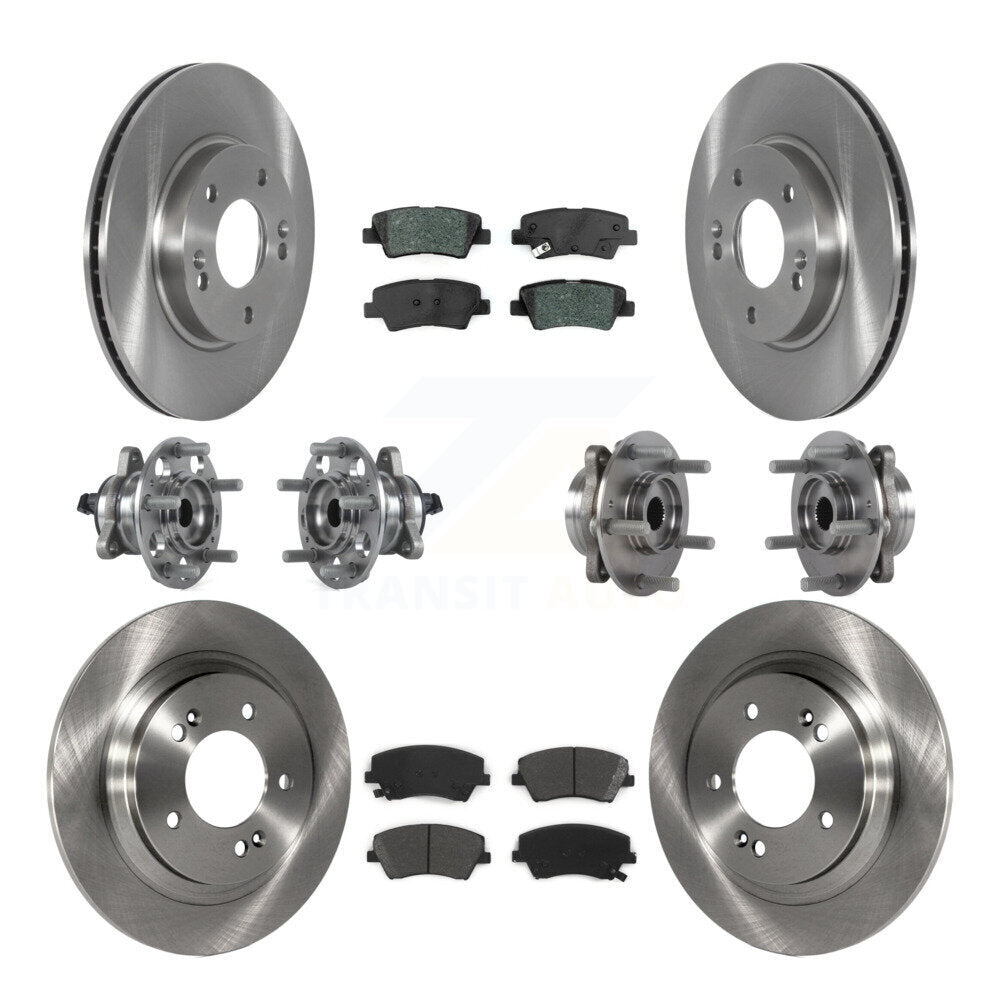 [Avant + Arrière] Kit d'ensemble roulement de roue et moyeu pour 2018-2019 Kia Niro Hyundai Ioniq KBB-122679