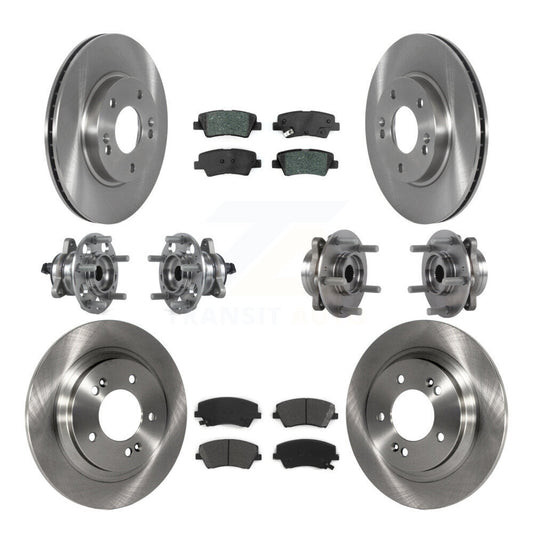 [Avant + Arrière] Kit d'ensemble roulement de roue et moyeu pour 2018-2019 Kia Niro Hyundai Ioniq KBB-122679