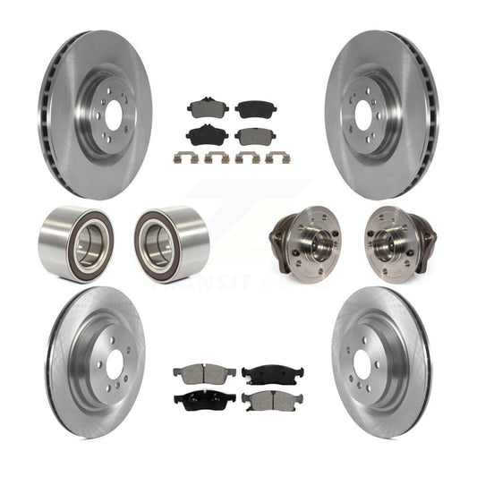 [Avant + Arrière] Kit d'ensemble roulement de roue et moyeu pour Mercedes-Benz GL450 GL350 ML400 ML250 KBB-122681