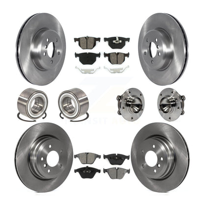 [Avant + Arrière] Kit d'ensemble roulement de roue et moyeu pour 2012 BMW 335i Convertible avec Blue Painted Calipers KBB-122684