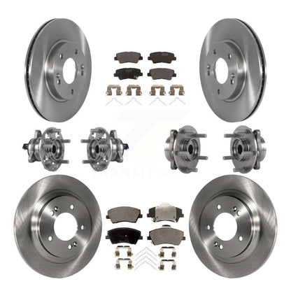 [Avant + Arrière] Kit d'ensemble roulement de roue et moyeu pour 2018-2019 Kia Niro Hyundai Ioniq KBB-122692