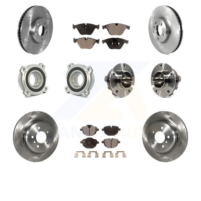 [Avant + Arrière] Kit d'ensemble roulement de roue et moyeu pour 2011-2013 BMW 535i avec 330mm Diameter Rotor KBB-122693 par Transit Auto