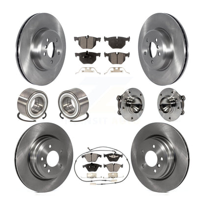 [Avant + Arrière] Kit d'ensemble roulement de roue et moyeu pour 2012 BMW 335i Convertible avec Blue Painted Calipers KBB-122697