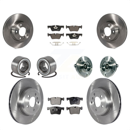 [Avant + Arrière] Kit d'ensemble roulement de roue et moyeu pour 2016 BMW 328i GT xDrive avec Blue Painted Calipers KBB-122701 par Transit Auto