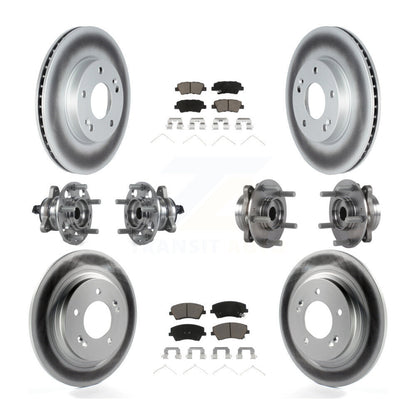 [Avant + Arrière] Kit d'ensemble roulement de roue et moyeu pour 2018-2019 Kia Niro Hyundai Ioniq KBB-122709
