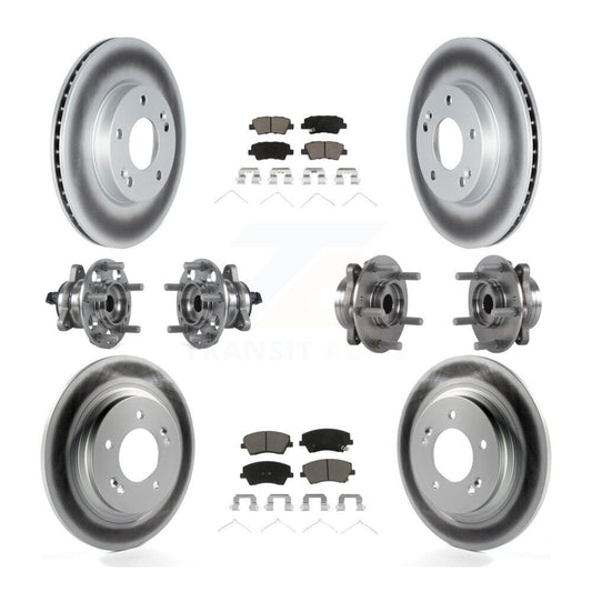 [Avant + Arrière] Kit d'ensemble roulement de roue et moyeu pour 2018-2019 Kia Niro Hyundai Ioniq KBB-122709
