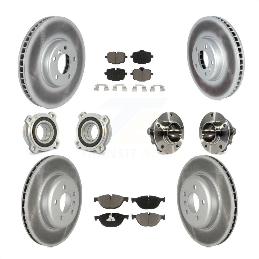 [Avant + Arrière] Kit d'ensemble roulement de roue et moyeu pour 2011-2012 BMW 550i KBB-122712 par Transit Auto