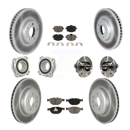 [Avant + Arrière] Kit d'ensemble roulement de roue et moyeu pour 2011-2012 BMW 550i KBB-122712 par Transit Auto