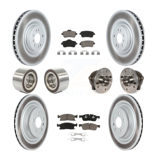 [Avant + Arrière] Kit d'ensemble roulement de roue et moyeu pour Mercedes-Benz GL450 GL350 ML400 ML250 KBB-122732