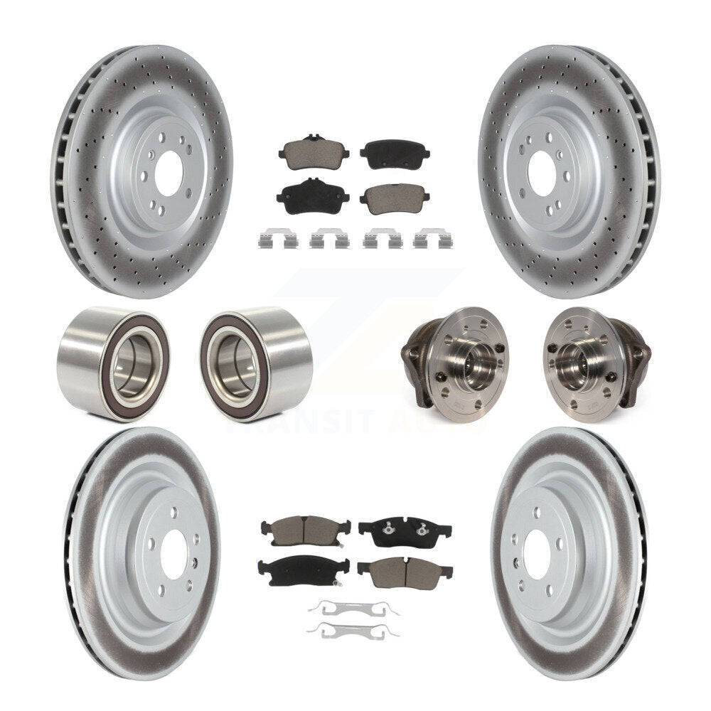 [Avant + Arrière] Kit d'ensemble roulement de roue et moyeu pour Mercedes-Benz GL450 GL350 ML400 ML250 KBB-122733