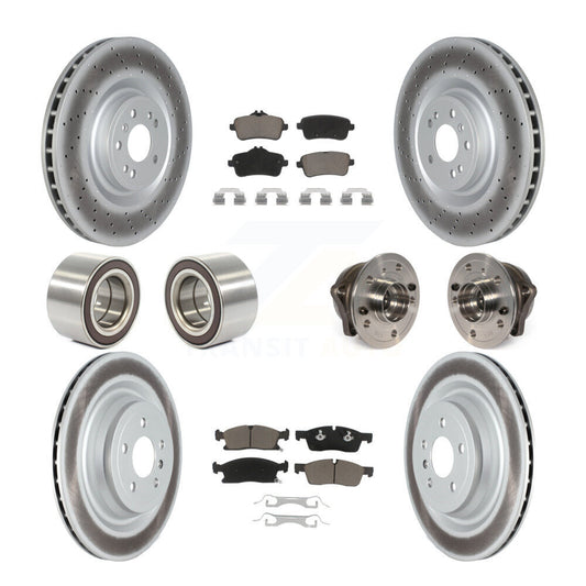 [Avant + Arrière] Kit d'ensemble roulement de roue et moyeu pour Mercedes-Benz GL450 GL350 ML400 ML250 KBB-122733
