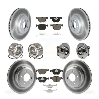 [Avant + Arrière] Kit d'ensemble roulement de roue et moyeu pour 2012 BMW 335i Convertible avec Blue Painted Calipers KBB-122739