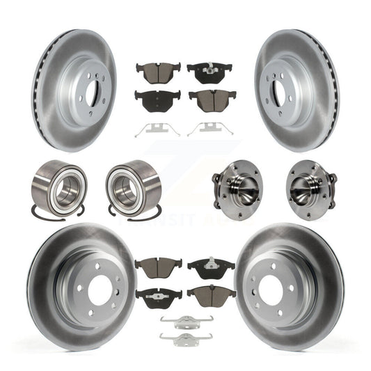 [Avant + Arrière] Kit d'ensemble roulement de roue et moyeu pour 2012 BMW 335i Convertible avec Blue Painted Calipers KBB-122739