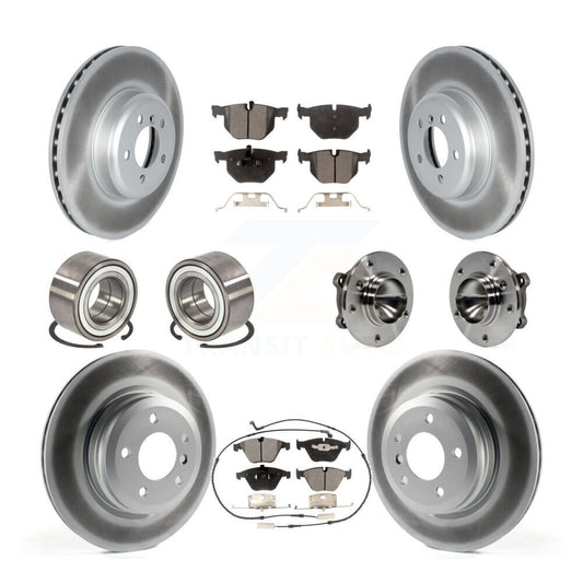 [Avant + Arrière] Kit d'ensemble roulement de roue et moyeu pour 2012 BMW 335i Convertible avec Blue Painted Calipers KBB-122773
