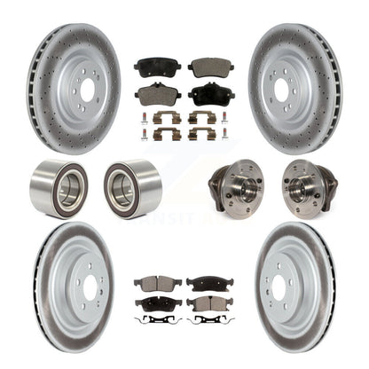 [Avant + Arrière] Kit d'ensemble roulement de roue et moyeu pour Mercedes-Benz GL450 GL350 ML250 KBB-122783