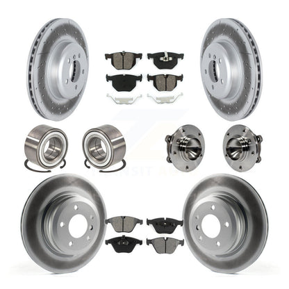 [Avant + Arrière] Kit d'ensemble roulement de roue et moyeu pour 2012 BMW 335i Convertible avec Blue Painted Calipers KBB-122801