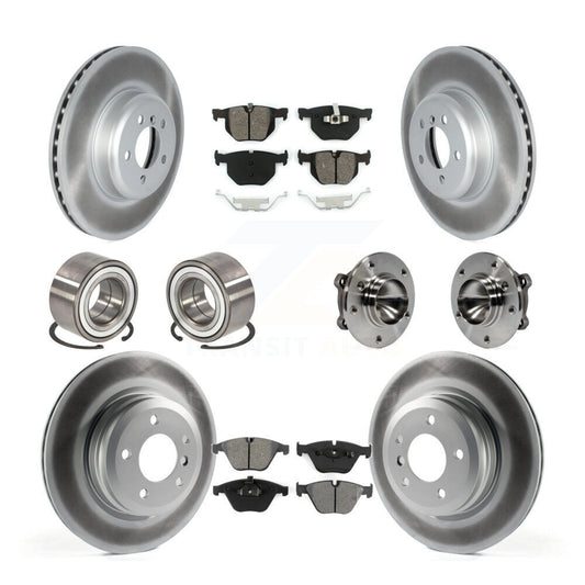 [Avant + Arrière] Kit d'ensemble roulement de roue et moyeu pour 2012 BMW 335i Convertible avec Blue Painted Calipers KBB-122802