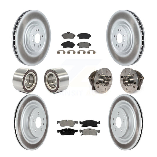 [Avant + Arrière] Kit d'ensemble roulement de roue et moyeu pour Mercedes-Benz GL450 GL350 ML250 KBB-122805