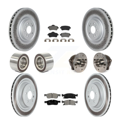 [Avant + Arrière] Kit d'ensemble roulement de roue et moyeu pour Mercedes-Benz GL450 GL350 ML250 KBB-122806