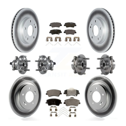 [Avant + Arrière] Kit d'ensemble roulement de roue et moyeu pour 2018-2019 Kia Niro Hyundai Ioniq KBB-122818