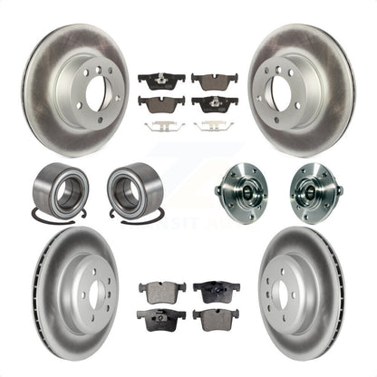 [Avant + Arrière] Kit d'ensemble roulement de roue et moyeu pour 2016 BMW 328i GT xDrive avec Blue Painted Calipers KBB-122846 par Transit Auto