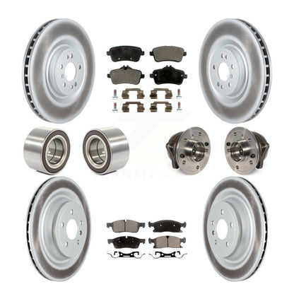[Avant + Arrière] Kit d'ensemble roulement de roue et moyeu pour Mercedes-Benz GL450 GL350 ML250 KBB-122851