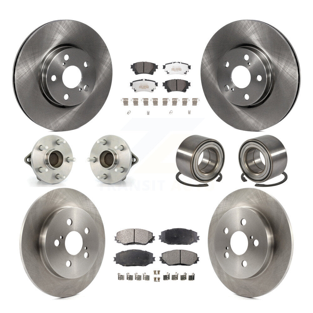 [Avant + Arrière] Kit de Roulement de roue pour 2019 Toyota Corolla Sedan avec 1.8L avec Electric Parking KBB-122905