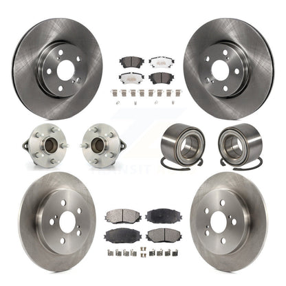[Avant + Arrière] Kit de Roulement de roue pour 2019 Toyota Corolla Sedan avec 1.8L avec Electric Parking KBB-122905