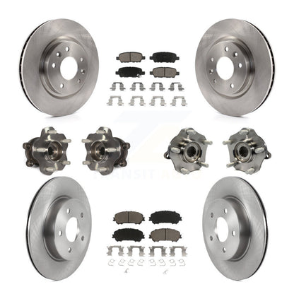 [Avant + Arrière] Kit d'ensemble roulement de roue et moyeu pour 2019 Nissan Rogue Sport Qashqai avec Manual Parking SL avec AWD KBB-122950