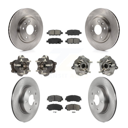 [Avant + Arrière] Kit d'ensemble roulement de roue et moyeu pour 2019 Nissan Rogue Sport Qashqai avec Manual Parking SL avec AWD KBB-122967
