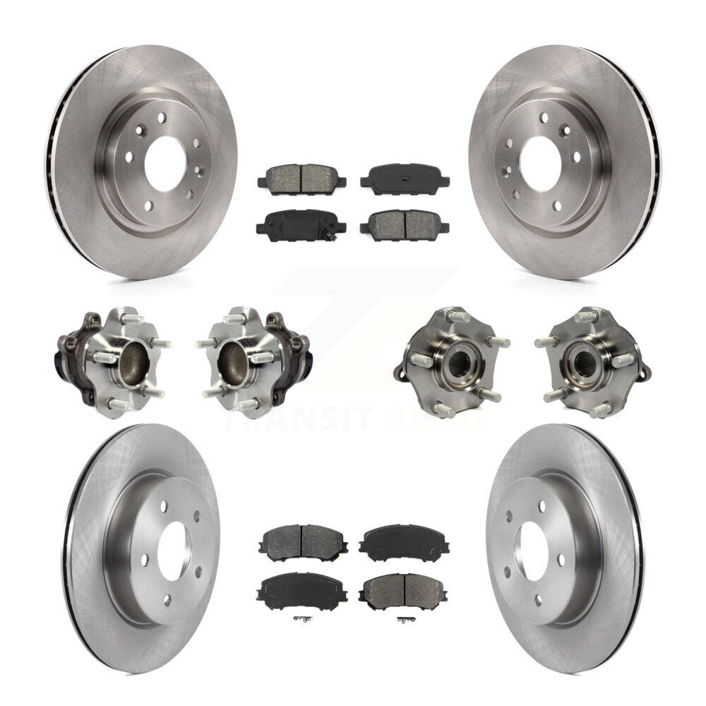 [Avant + Arrière] Kit d'ensemble roulement de roue et moyeu pour 2019 Nissan Rogue Sport SL avec FWD avec Manual Parking KBB-122968