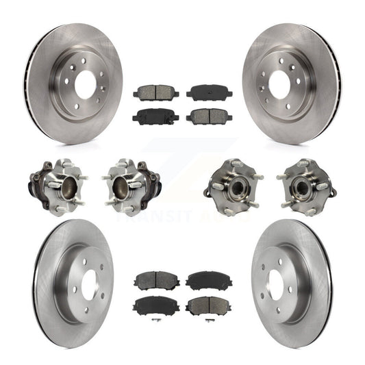 [Avant + Arrière] Kit d'ensemble roulement de roue et moyeu pour 2019 Nissan Rogue Sport SL avec FWD avec Manual Parking KBB-122968
